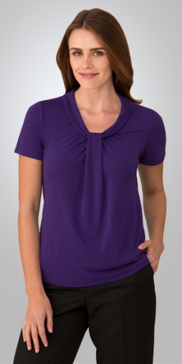 Picture of City Collection Ladies Pippa Knit Top Short Sleeve